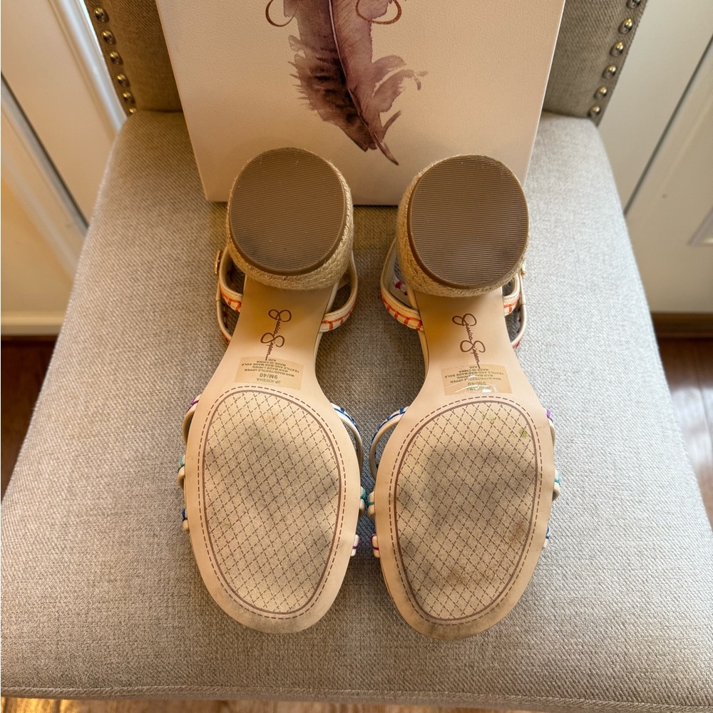 Jessica Simpson Keisha Sandal - Size 9 - Like New - Picture 5 of 8